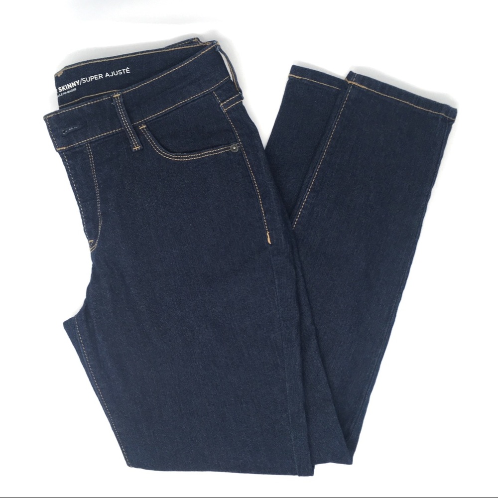 Old Navy Super Skinny Mid Rise Dark Wash Jeans-CLEARANCE SALE, MUST GO